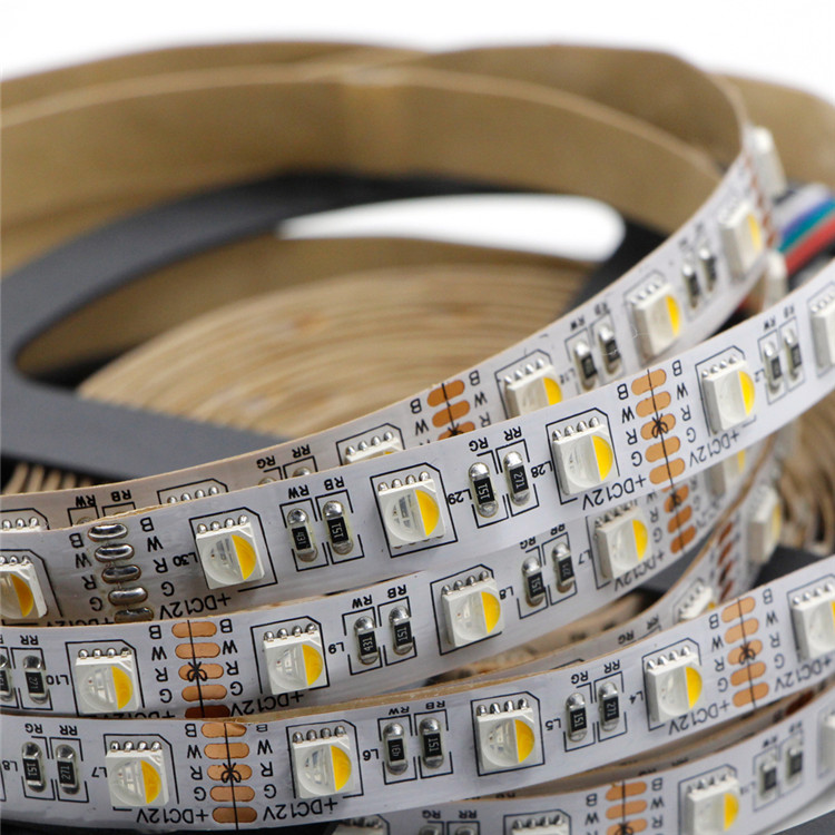 60 pcs SMD 5050 4 in 1 RGBW +WW LED Flexible Strip