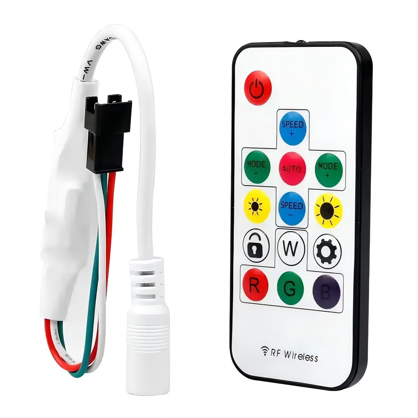 Mini Wireless RF 14 Key Magic Dream Color LED Remote Controller